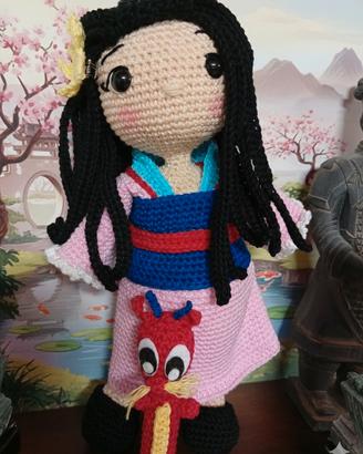 Mulan amigurumi 