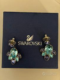 Swarovski parure collana più orecchini