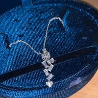 Collana con pendente diamanti Recarlo