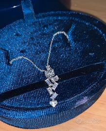 Collana con pendente diamanti Recarlo