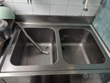 lavandino acciaio professionale