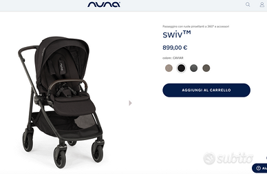 Passeggino SWIV Nuna