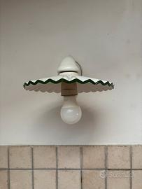 Lampada in ceramica stile veneziano