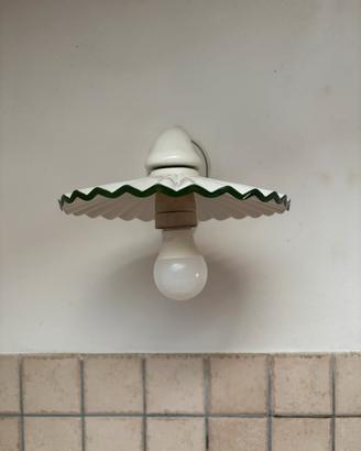 Lampada in ceramica stile veneziano