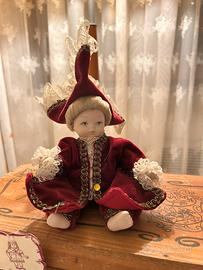 Statuina porcellana Capodimonte con cartellino