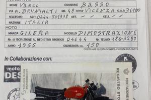 Gilera 150 Sport tipo Dimostrazione