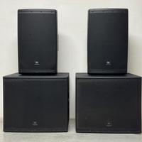 JBL EON 615+618S: 2 Teste 15" + 2 Sub 18" + Cover