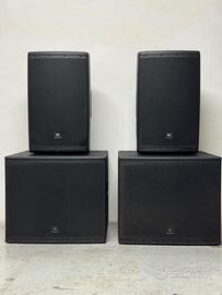 JBL EON 615+618S: 2 Teste 15" + 2 Sub 18" + Cover