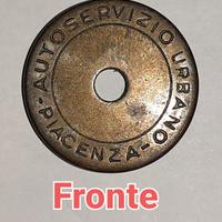 Gettone Trasporto Urbano di Piacenza