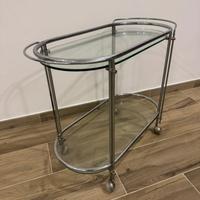 Carrello vintage in cristallo