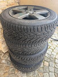 SET GOMME SEMI NUOVE E CERCHI INVERNALI 205/55 R16
