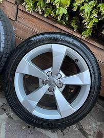 Cerchi+gomme audi a1 vw polo skoda fabia 215/45/16