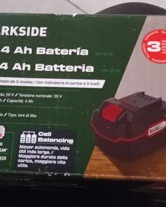 batteria parkside 4 ah