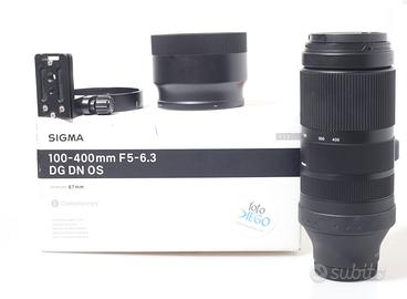 OBIETTIVO SIGMA 100-400 MM F/5-6.3 DG DN OS. SONY.