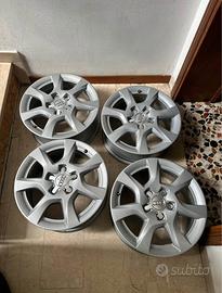 4 cerchi audi in lega raggio 16