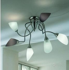 Lampadario polipò Murano De Maio