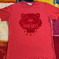 T-Shirt Kenzo Rossa - Tigre