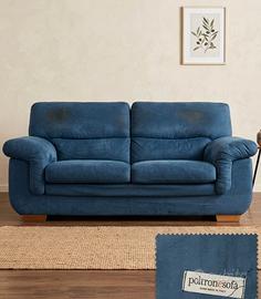 divano poltrone e sofà alcantara blu