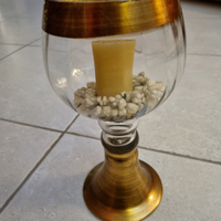 Portacandela in vetro