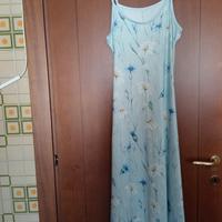 vestito lungo fiori 