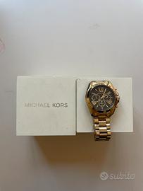 Orologio Michael Kors uomo Oro e Nero