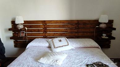 Testata letto stile rustico