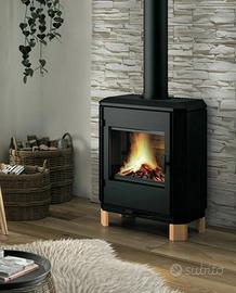 Stufa a legna (8kW) Caminetti Montegrappa - Anais