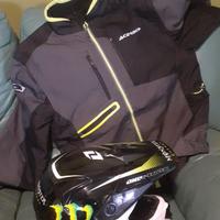 Giacca moto  e casco
