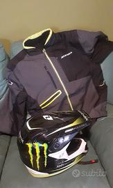 Giacca moto  e casco