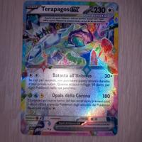 Carte Pokemon Terapagos Ex 179/217 Ita Teracristal