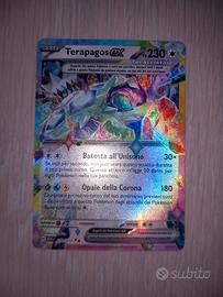 Carte Pokemon Terapagos Ex 179/217 Ita Teracristal
