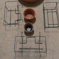 BALCONIERA PORTAVASO  N° 3 IN FERRO VERNICIATO