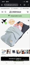 Lettino da viaggio aereo neonato bambino