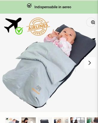 Lettino da viaggio aereo neonato bambino