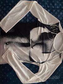 Maglietta maniche lunghe con stampa