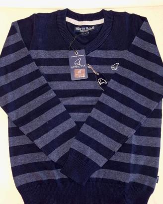Maglione North Pole bambino 6 anni nuovo