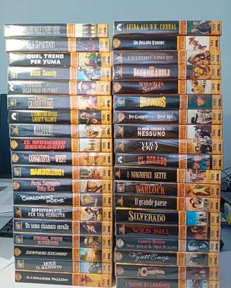 Lotto 40 VHS CULT -I Capolavori del Cinema WESTERN