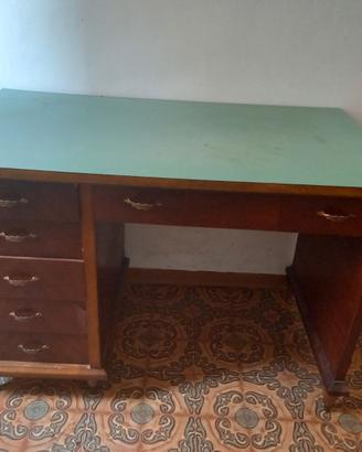 Scrivania Ministeriale Vintage Anni '50/'60