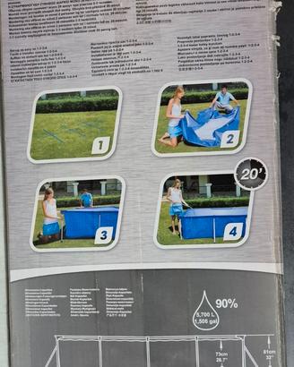 Piscina bestway 4x2 m