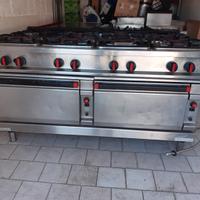 cucina professionale angelo po 8 fuochi