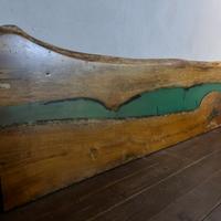 ripiano in resina e legno di pero