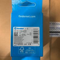 Contattore Finder, serie 22, 2 poli, 2NO, 25 A