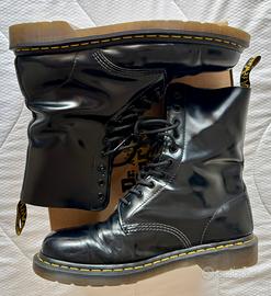 Stivali uomo neri alti Dr. Martens pelle smooth 43