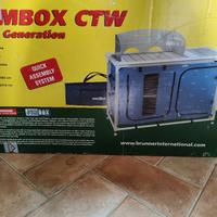 Armadio da campeggio porta fornello con lavabo 