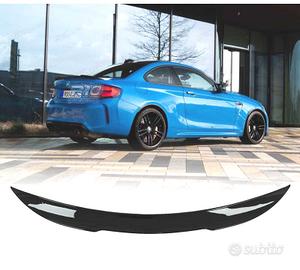 SPOILER ALETTONE BMW F22 LOOK M4 NERO LUCIDO