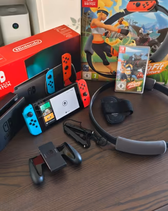 Nintendo switch completa + Ring fit adventure