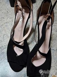 KEYS scarpe da donna nere, vera pelle, numero 40