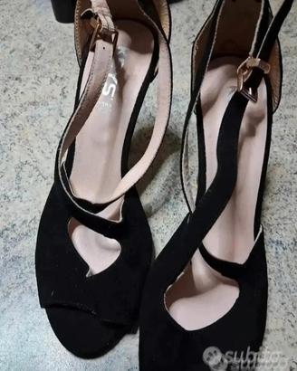 KEYS scarpe da donna nere, vera pelle, numero 40