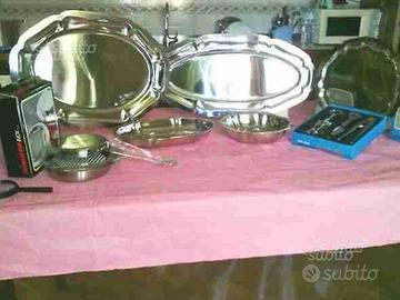 VASSOI in acciaio 100%