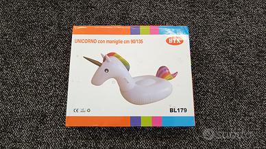 Isoletta unicorno gonfiabile